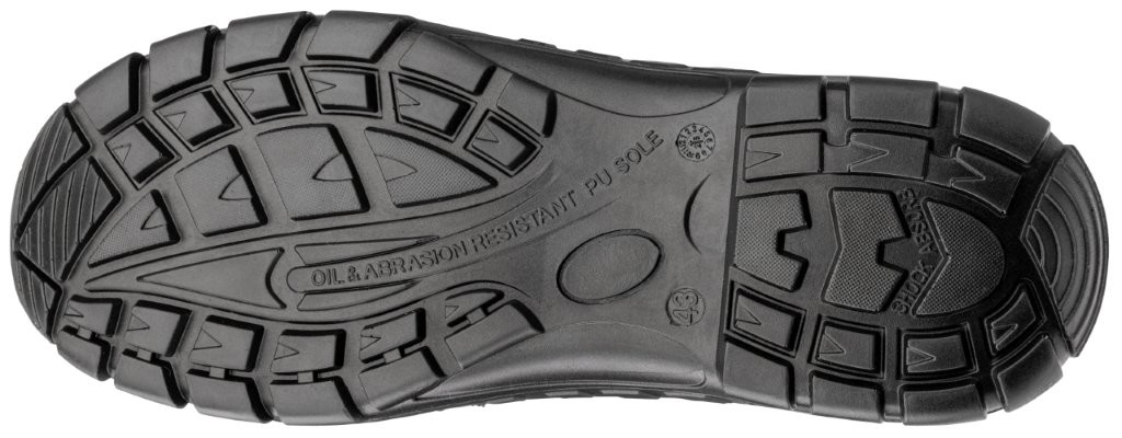 Albatros PURE BLK Sicherheitshalbschuh Sohle.