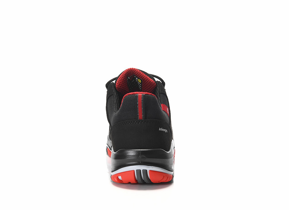 ELTEN® Sicherheitshalbschuh ALAN XXTP black-red Low ESD S3S - hinten