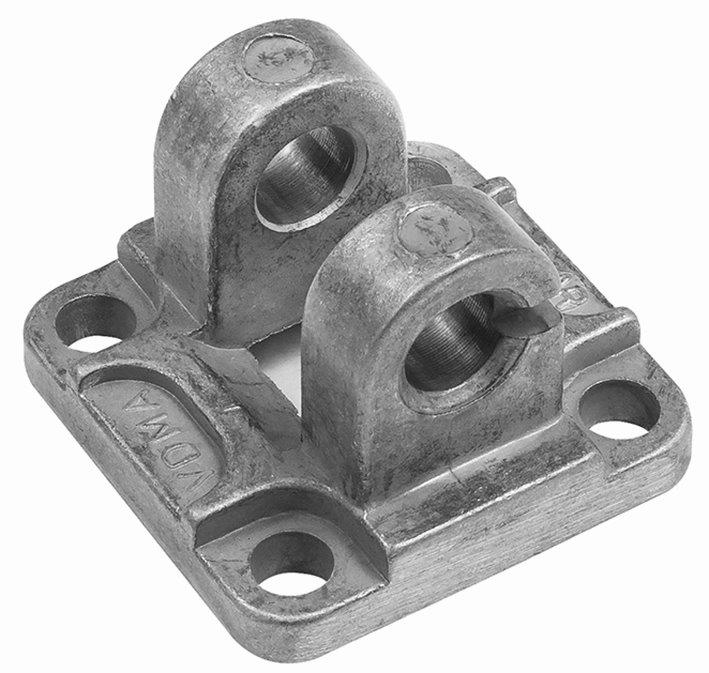 Schwenkgabelbefestigung für sphärische Schwenkaugenbefestigung, ø 160 - bei HUG Technik ☆