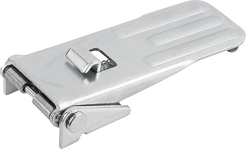 Produktbild Spannverschluss einstellbar, Form: B Stahl, Anschraubbohrung verdeckt - K0049.2631161 - direkt von HUG Technik ✓