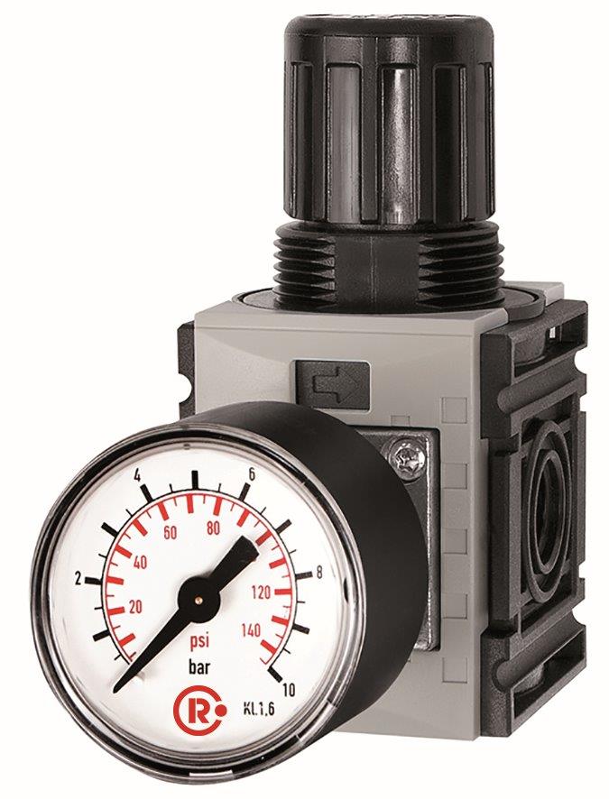 Druckregler »FUTURA-mini«, Standardmanometer, BG 0, G 1/4, 0,1-4 bar - gibt’s bei ☆ HUG Technik ✓