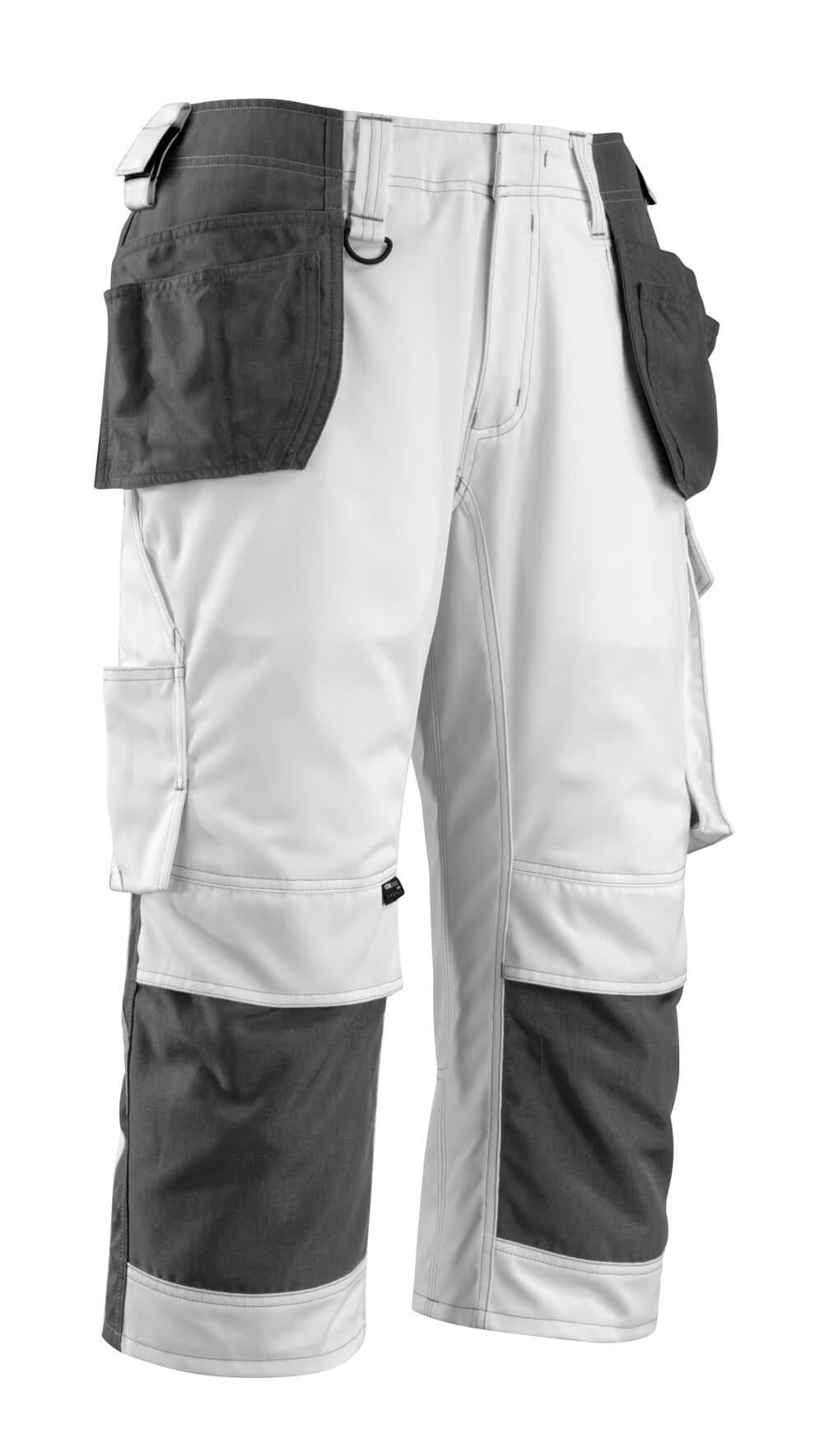 MASCOT® UNIQUE Dreiviertel-Hose mit Hängetaschen »Lindau« Gr. C44, weiß/dunkelanthrazit - jetzt neu bei HUG Technik ♡
