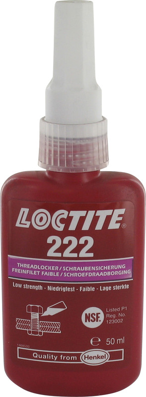 Loctite® 222 Schraubensicherung niedrigfest - bei HUG Technik ✭