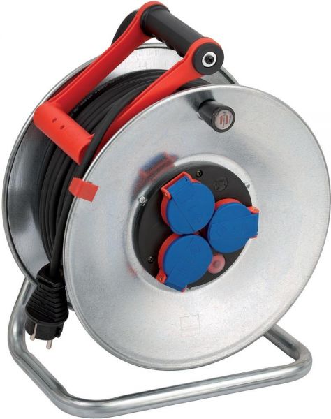 brennenstuhl® Stahlblech-Kabeltrommel 50 m H05RR-F3G1,5 Garant S - gibt’s bei ☆ HUG Technik ✓ brennenstuhl® Stahlblech-Kabeltrommel 50 m H05RR-F3G1,5 Garant S - gibt’s bei ☆ HUG Technik ✓