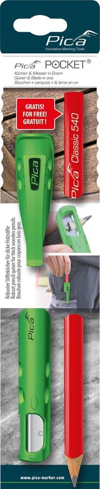 Pica Pocket inkl. 2 Zimmermannstiften - direkt bei HUG Technik ✓ Pica Pocket inkl. 2 Zimmermannstiften - direkt bei HUG Technik ✓