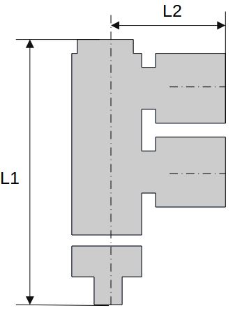L-Mehrfachverteiler 2-fach, drehbar, G 1/4 AG, Schlauch-ø 10, »click-clock« - bei HUG Technik ✓