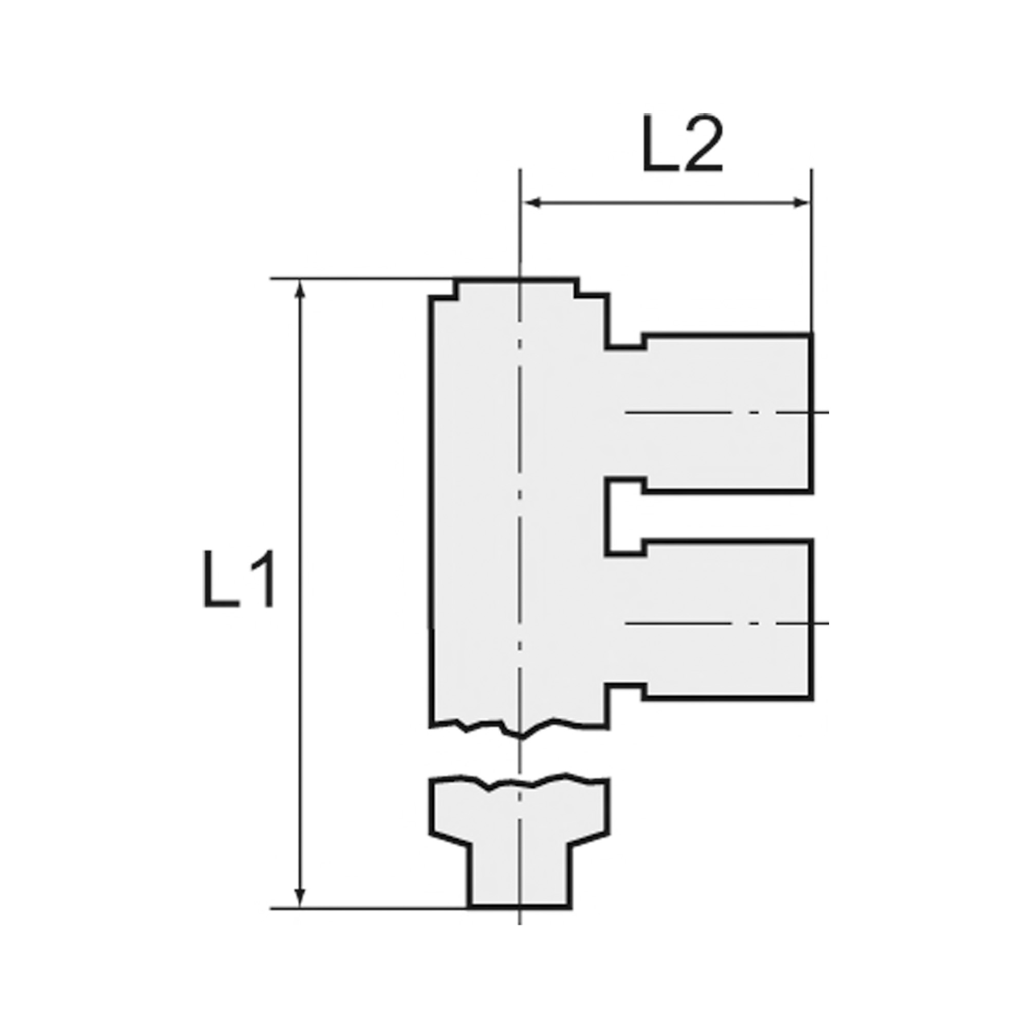 T-Mehrfachvert. 3fach, Stecknippel 8 mm »Blaue Serie« Schl.-Ø 4x4 - erhältlich bei ☆ HUG Technik ✓