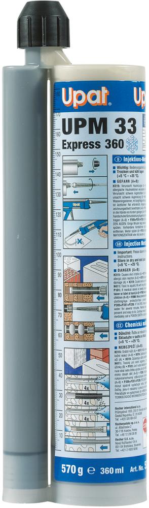 Upat® Injektionsmörtel UPM 33 Express 360 1 Kartusche à 360 ml, 2 Statikmischer - bekommst Du bei HUG Technik ♡