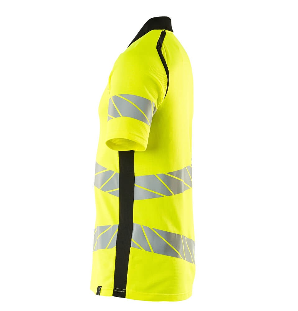 MASCOT® ACCELERATE SAFE Polo-Shirt  Gr. 2XL/ONE, hi-vis gelb/schwarz - direkt von HUG Technik ✓