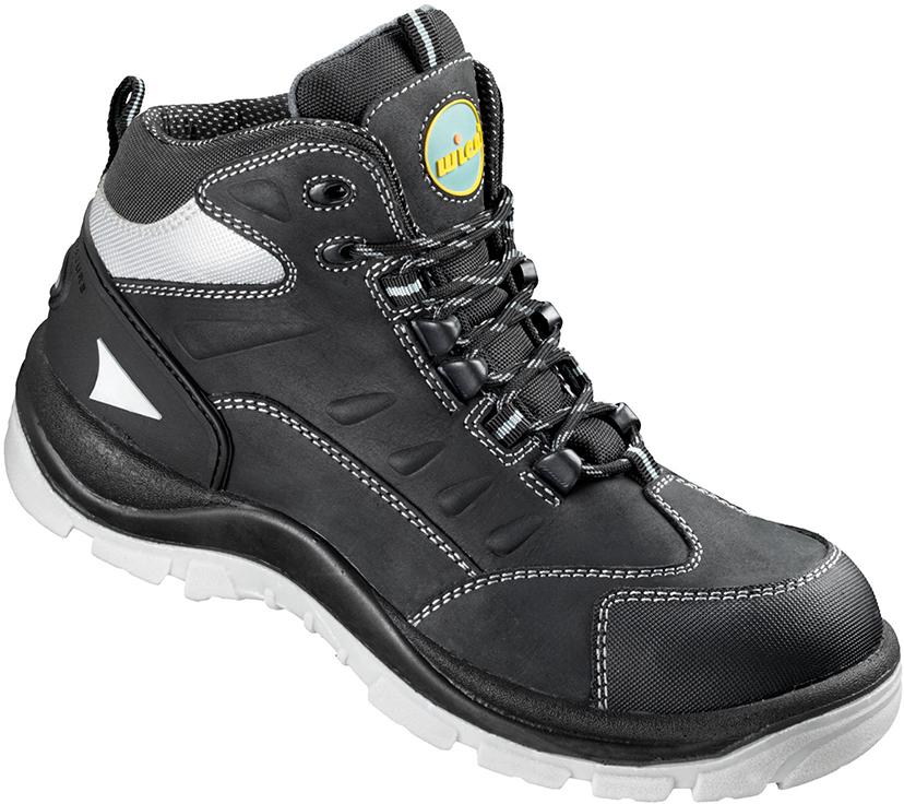 Wica® Sicherheits-Schnürstiefel Licata, schwarz-silber - bei HUG Technik ✓
