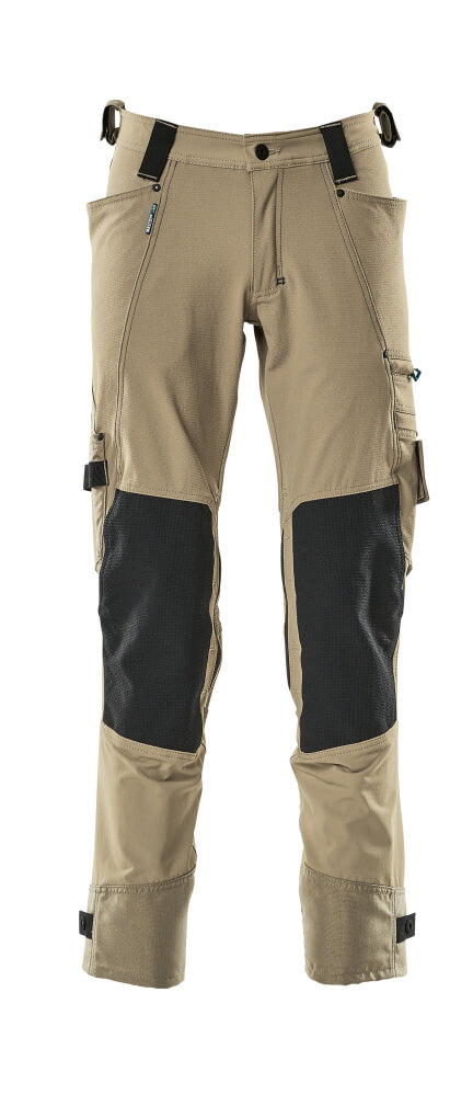 MASCOT® ADVANCED Hose mit Knietaschen  Gr. 76/C42, hellkhaki - erhältlich bei ✭ HUG Technik ✓