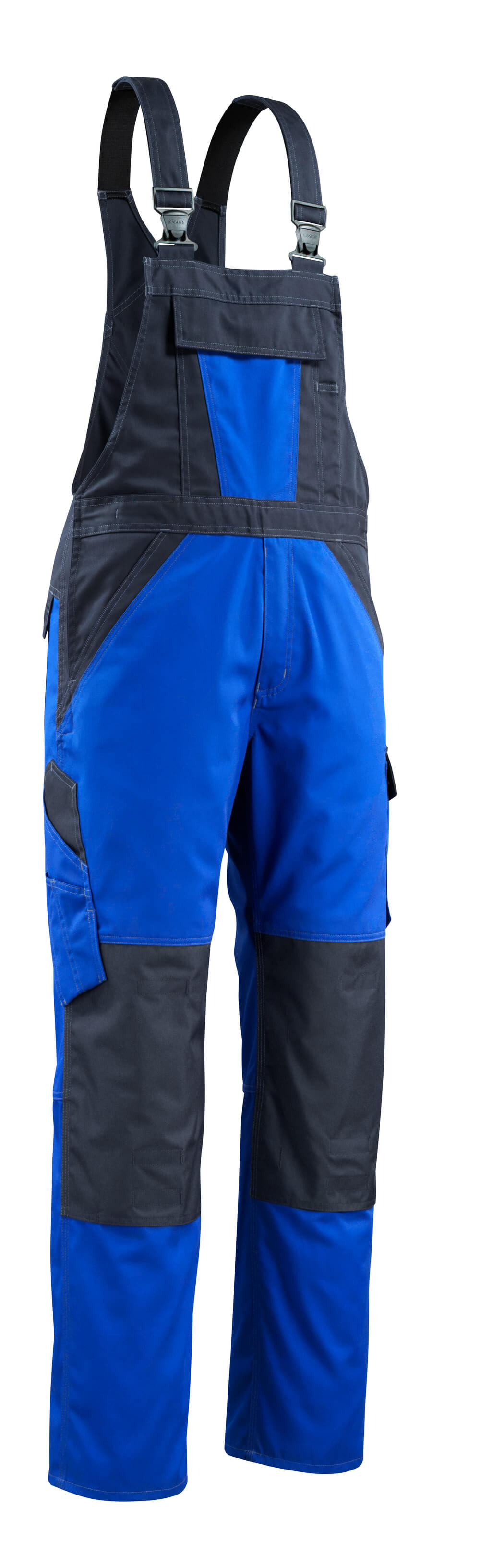 MASCOT® LIGHT Latzhose mit Knietaschen »Leeton« Gr. 76/C46, kornblau/schwarzblau - direkt bei HUG Technik ✓