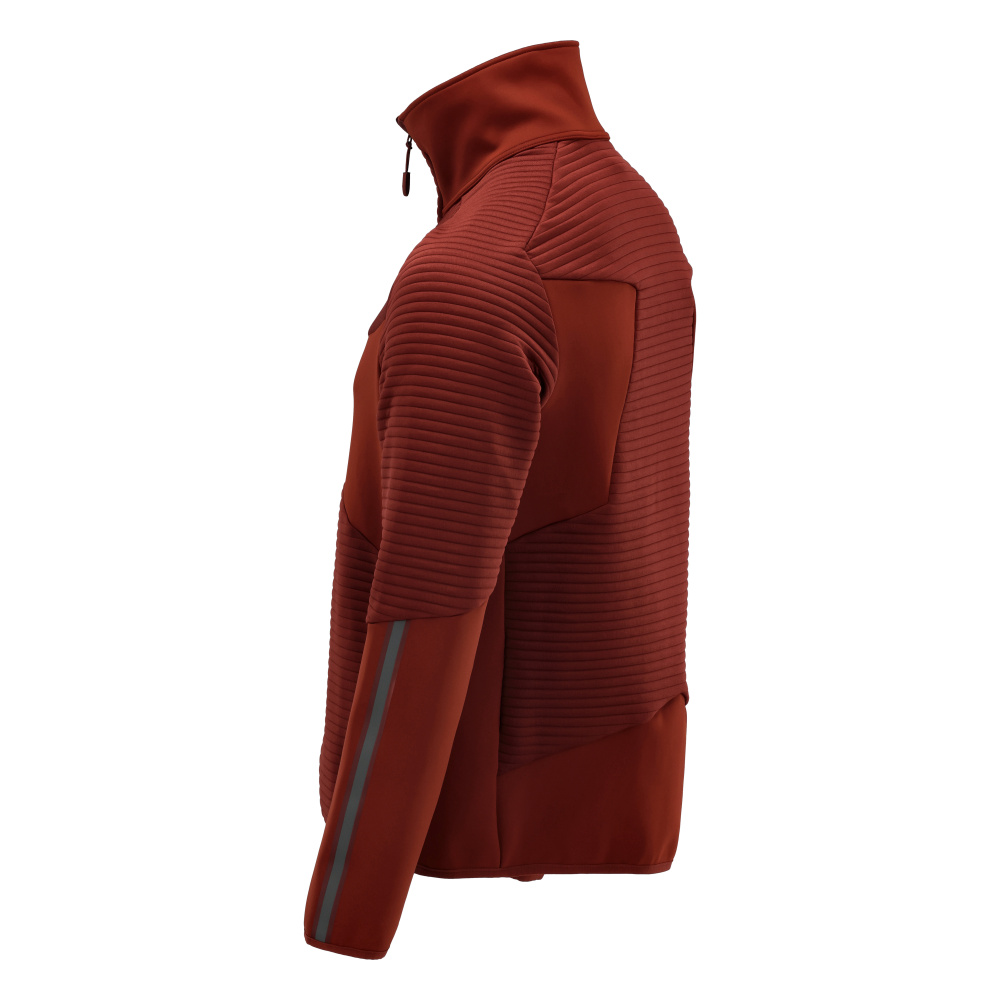 MASCOT® CUSTOMIZED Fleecepullover mit Reißverschluss  Gr. 2XL, herbstrot - direkt bei HUG Technik ✓