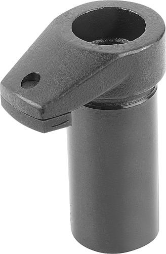 Spannhaken mit Schoneinsatz, Form: A Vergütungsstahl, Komp: Polyurethan, D=16 - K0012.306 - bekommst Du bei ★ HUG Technik ✓