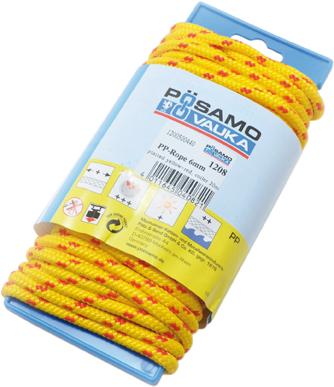 PÖSAMO Seil PP 3,0mm, 20m auf Haspel geflochten, rot-grün - gibt’s bei HUG Technik ✓