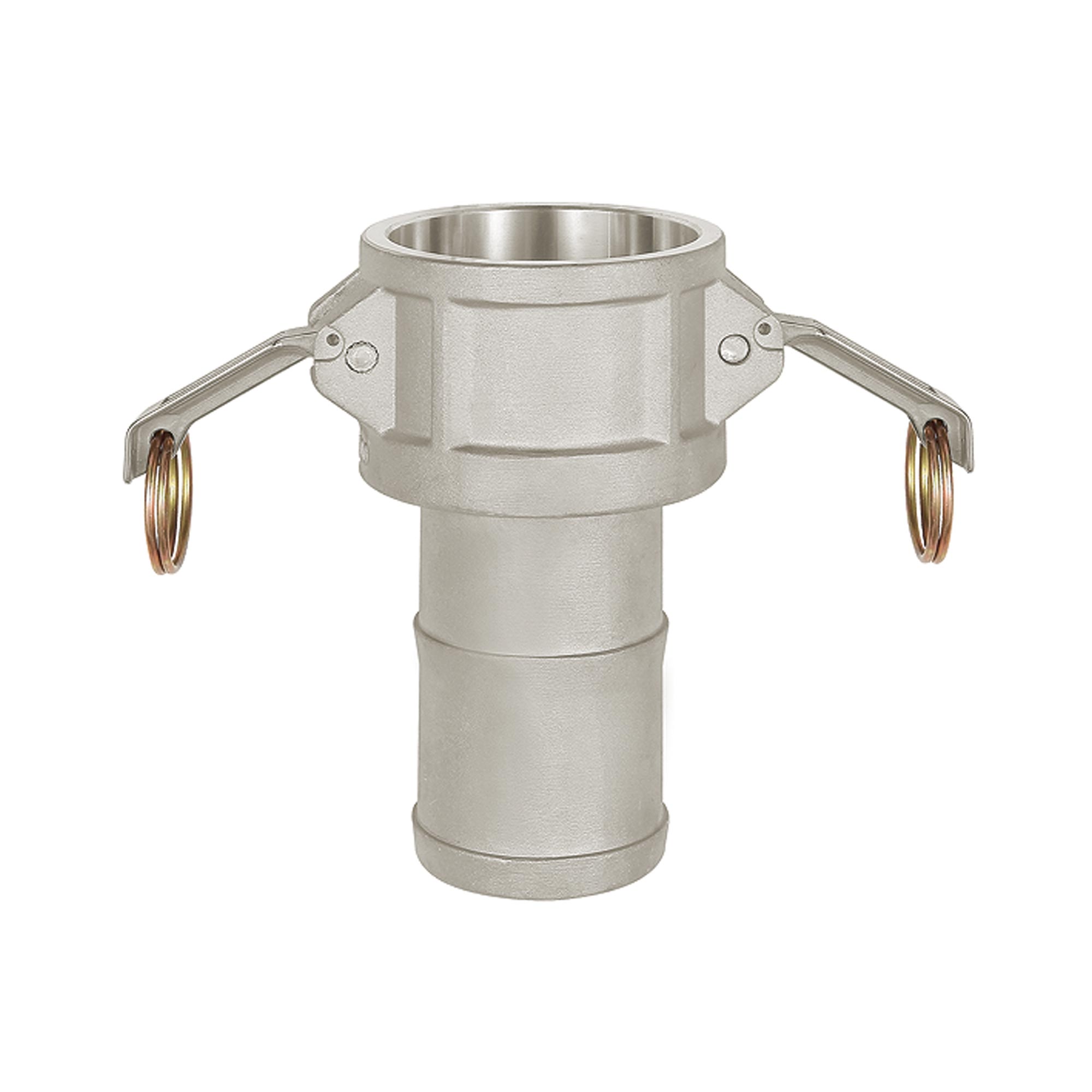 Kamlok-Schnellkupplungsdose, Typ C, Alu, LW 63, für Stecker-Ø 76 - bei HUG Technik ♡