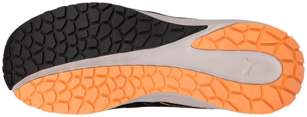 Albatros STEPPER BLK/PEACH Sicherheitshalbschuh Sohle.