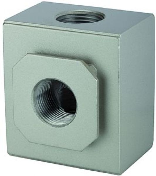 Verteiler »G«, mit 2 Abgängen, BG 600, G 1, PE 0 - 9 bar - bei HUG Technik ♡