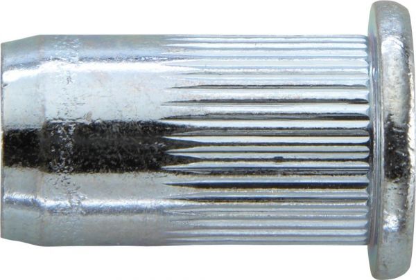 GESIPA® Blindnietmutter Stahl verzinkt Flachrundkopf M5x7x11,5, Packung mit 500 Stück - bei HUG Technik ♡