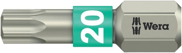 Wera® Bit für TORX® 3867/1 TS TORX, Edelstahl, TX 10 x 25mm - gibt’s bei HUG Technik ✓ Wera® Bit für TORX® 3867/1 TS TORX, Edelstahl, TX 10 x 25mm - gibt’s bei HUG Technik ✓