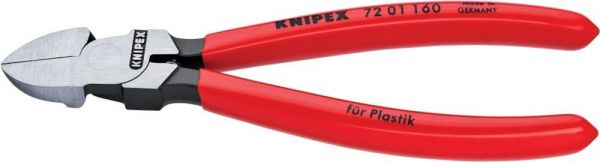 KNIPEX® Seitenschneider für Kunststoff ohne Fase 140 mm - kommt direkt von HUG Technik 😊