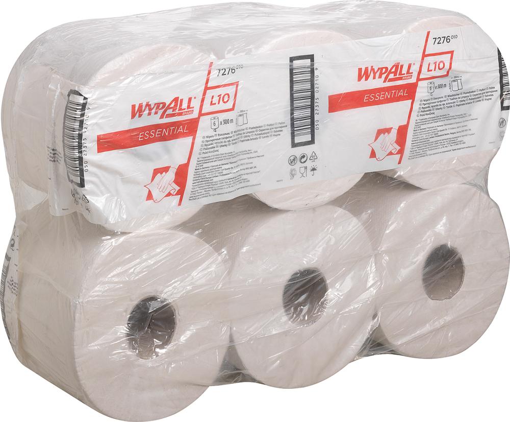 Wischtücher WYPALL® L10 Essential™, Zentralentnahme, weiß - bekommst Du bei HUG Technik ♡