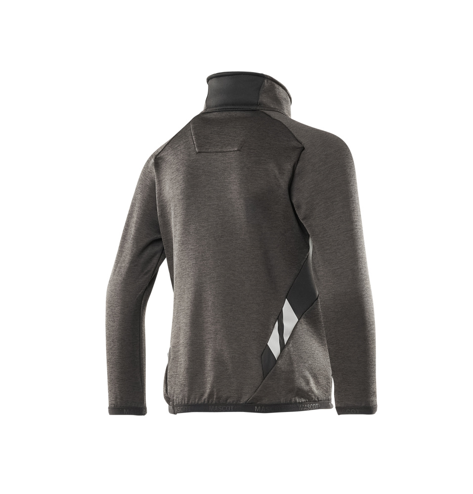 MASCOT® ACCELERATE Fleecepullover für Kinder  Gr. 104, dunkelanthrazit/schwarz - gibt’s bei ☆ HUG Technik ✓