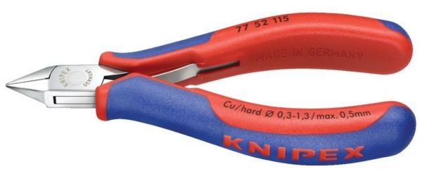 KNIPEX® Seitenschneider Elektronik Flachkopf 115 mm - direkt bei HUG Technik ✓ KNIPEX® Seitenschneider Elektronik Flachkopf 115 mm - direkt bei HUG Technik ✓