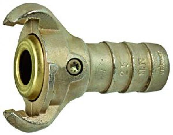 Klauenkupplung mit Schlauchanschluss, LW 13, mit Messing-Dichtung - gibt’s bei ☆ HUG Technik ✓
