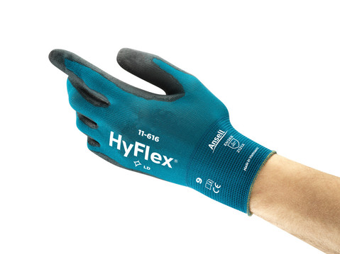 Ansell Handschuh HyFlex® 11-616, grün-blau-schwarz, Gr. 11 - bekommst Du bei ★ HUG Technik ✓