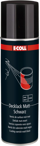 E-COLL Decklack 400ml schwarz-matt - bei HUG Technik ✭ E-COLL Decklack 400ml schwarz-matt - bei HUG Technik ✭