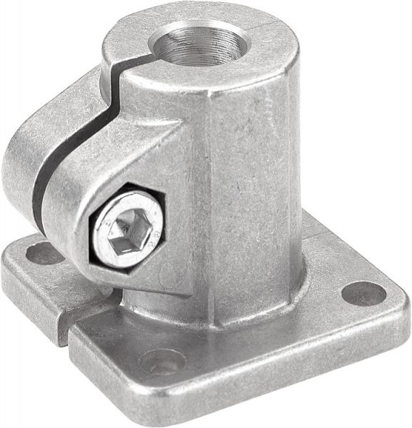 Rohrverbinder mit Fuß M=105 G=105 L=85, Form:B Aluminium, Komp:Stahl, A=50,22 - K0477.550 - bei HUG Technik ✓