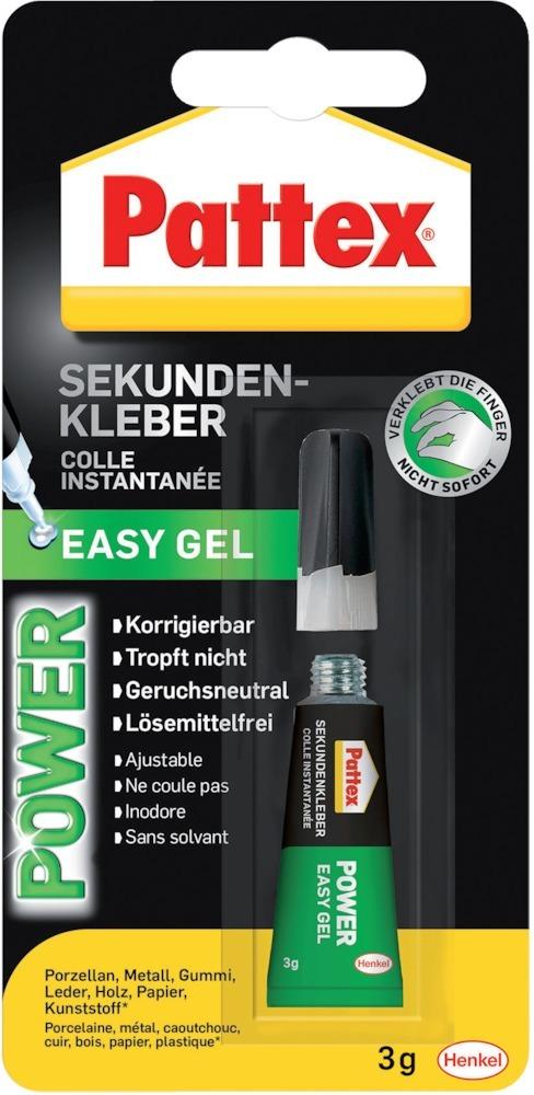 Pattex® Sekundenkleber Power Easy Gel 3g - bekommst Du bei HUG Technik ♡ Pattex® Sekundenkleber Power Easy Gel 3g - bekommst Du bei HUG Technik ♡