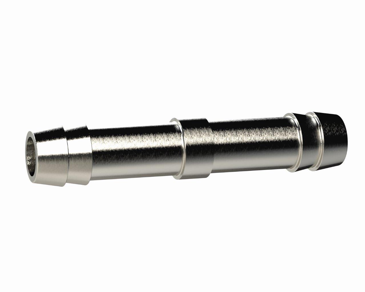 Doppelschlauchtülle, für Schlauch LW 10 mm, Messing vernickelt - direkt bei HUG Technik ✓