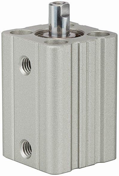 Kurzhubzylinder »ACQ« doppeltwirkend, Kolben-Ø 16, Hub 50, M5x0,8 - bei HUG Technik ✓