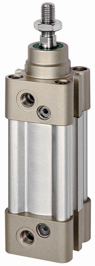 Normzylinder SAI, doppeltwirkend, Kolben-ø 32, Hub 25, G 1/8 - erhältlich bei ✭ HUG Technik ✓