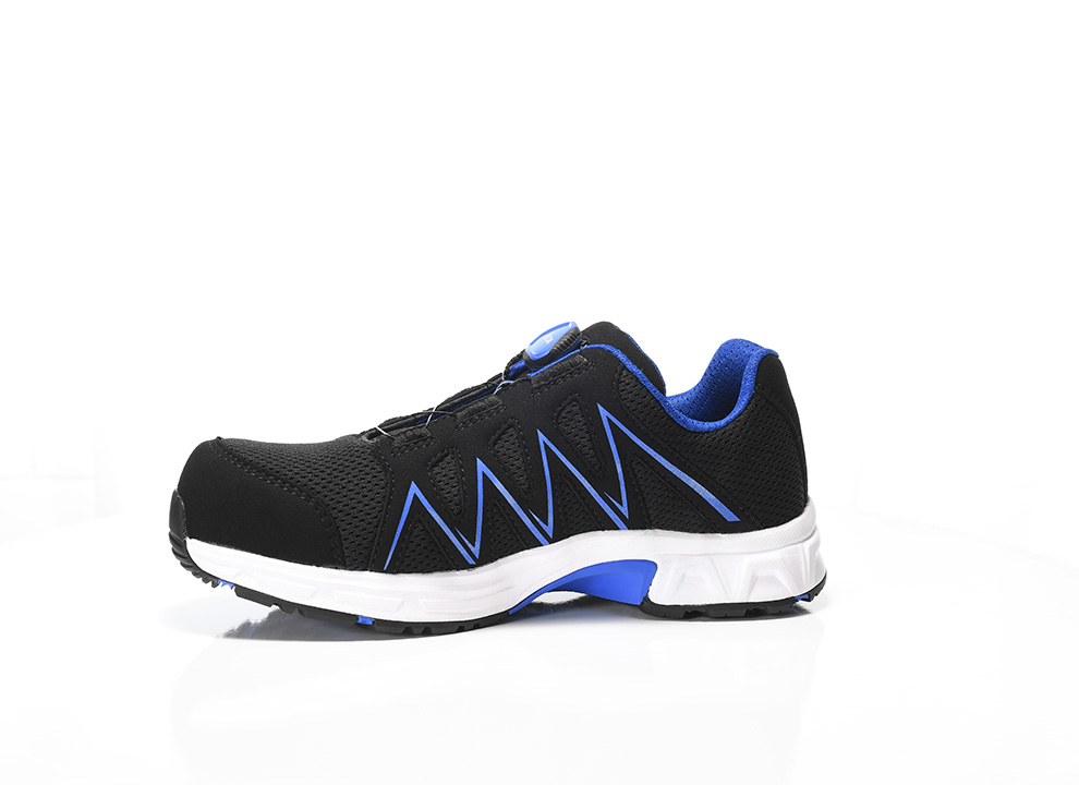 JORI Sicherheitshalbschuh, SPEEDY BOA® black- blue Low ESD S1P, 12171 - erhältlich bei ✭ HUG Technik ✓