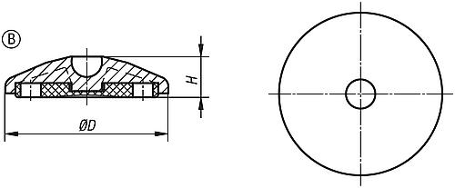 Teller antistatisch, Form:B Thermoplast, schwarz, Anti-Slip-Platte, D=40 - K0415.12040 - bekommst Du bei ★ HUG Technik ✓ Teller antistatisch, Form:B Thermoplast, schwarz, Anti-Slip-Platte, D=40 - K0415.12040 - bekommst Du bei ★ HUG Technik ✓