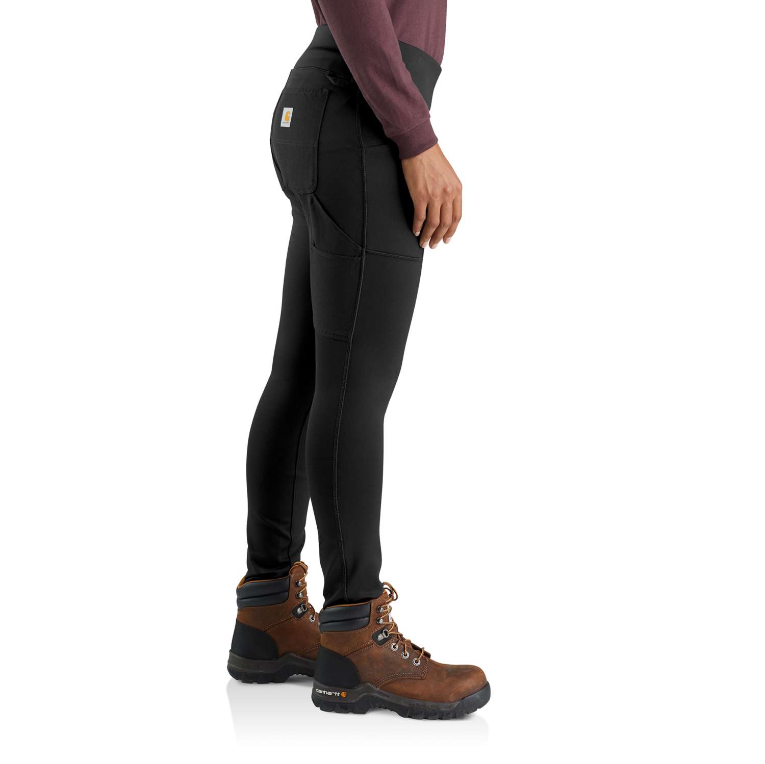 carhartt® Damen Stretch-Legging FORCE COLD WEATHER LEGGING black Flach  - erhältlich bei ✌ HUG Technik ✓