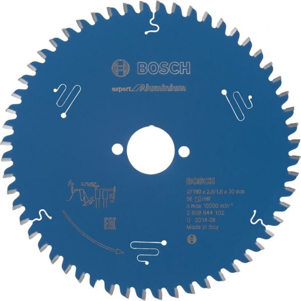 Bosch Kreissägeblatt HW Expert 190x30x2,6 T56 Alu - kommt direkt von HUG Technik 😊