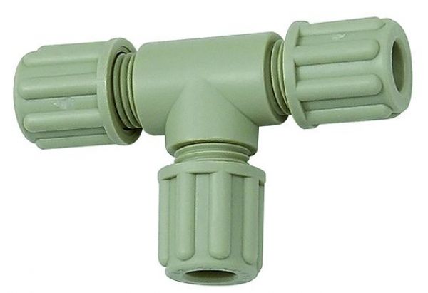 T-Schlauchverbindung, Schlauch 4/6, Polypropylen (PP) - bei HUG Technik ☆