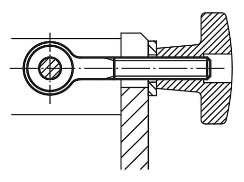 Augenschraube M05X16 L=50, Form:B Edelstahl, DIN444 - K0396.10550 - kommt direkt von HUG Technik 😊