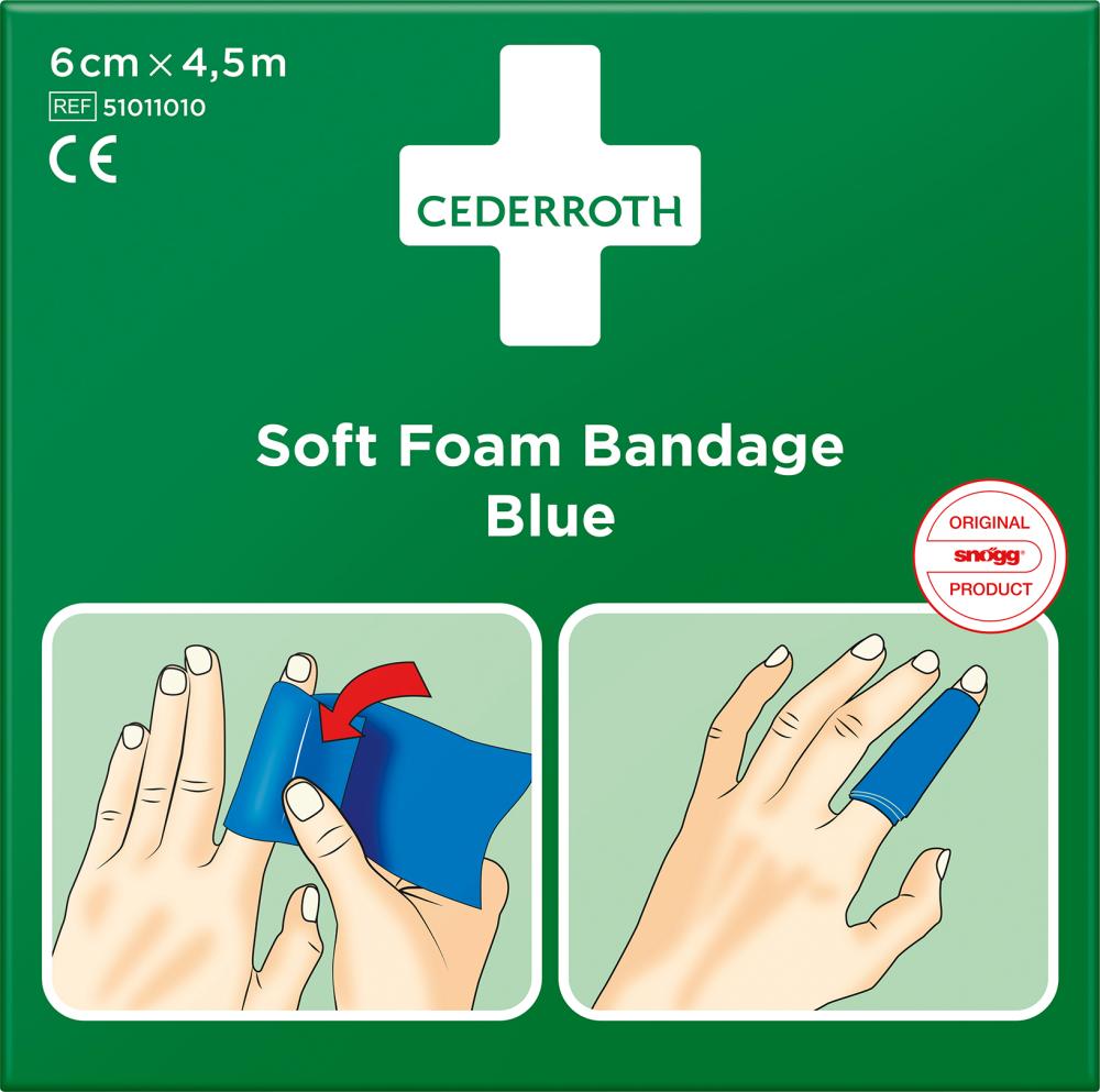 CEDERROTH Schaumbandage blau - bei HUG Technik ♡ CEDERROTH Schaumbandage blau - bei HUG Technik ♡