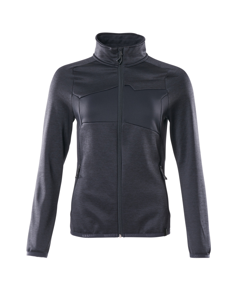MASCOT® ACCELERATE Fleecepullover mit Reißverschluss  Gr. 2XL, schwarzblau - direkt bei HUG Technik ✓