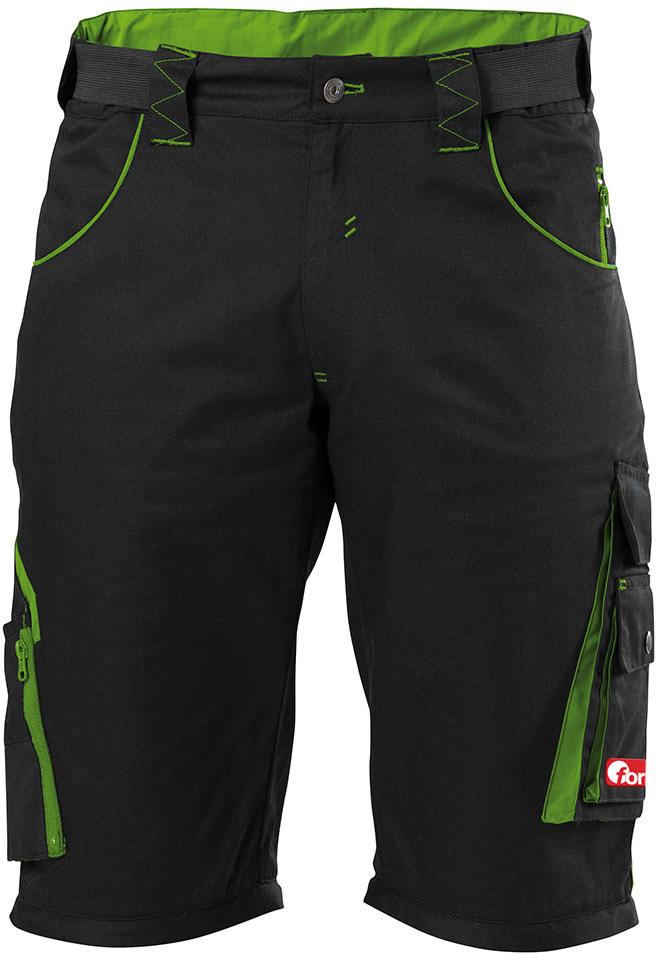 FORTIS Herren Bermuda 24, schwarz-limegreen - bei HUG Technik ♡
