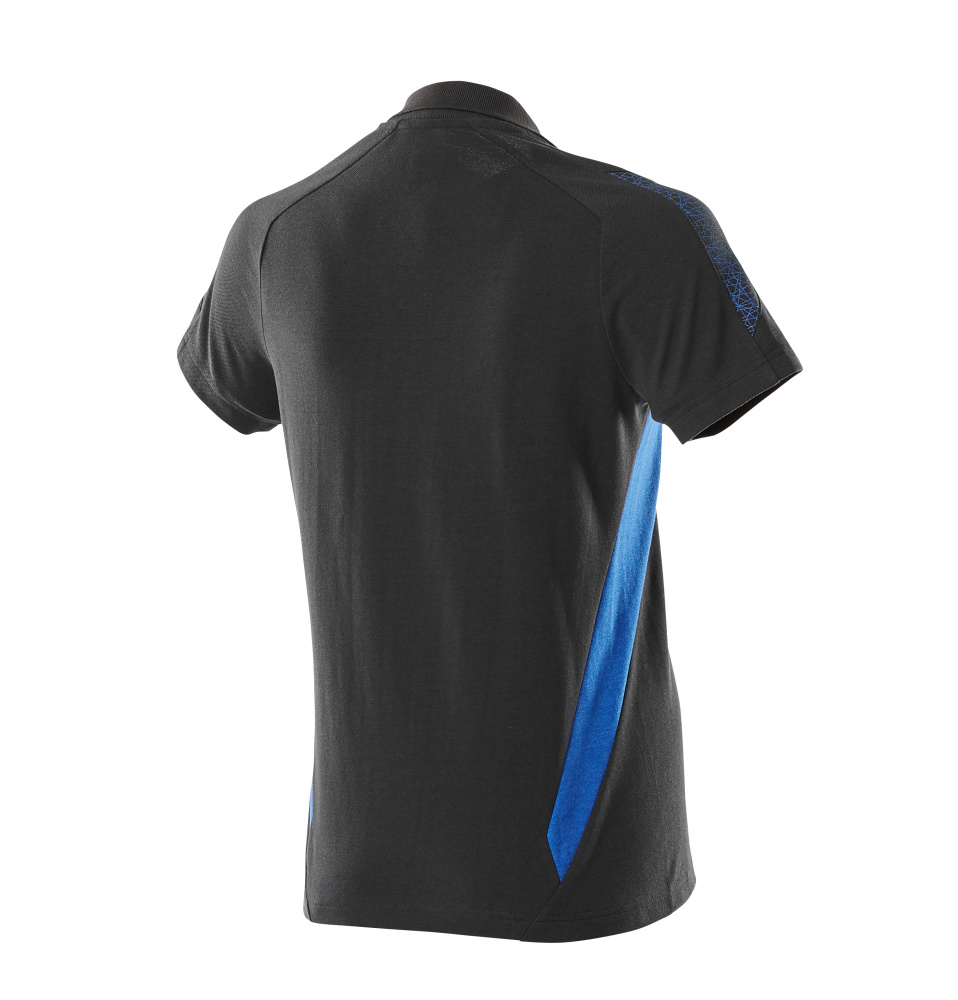 MASCOT® ACCELERATE Polo-Shirt  Gr. 2XL/ONE, schwarzblau/azurblau - jetzt NEU  bei ✭ HUG Technik ✓