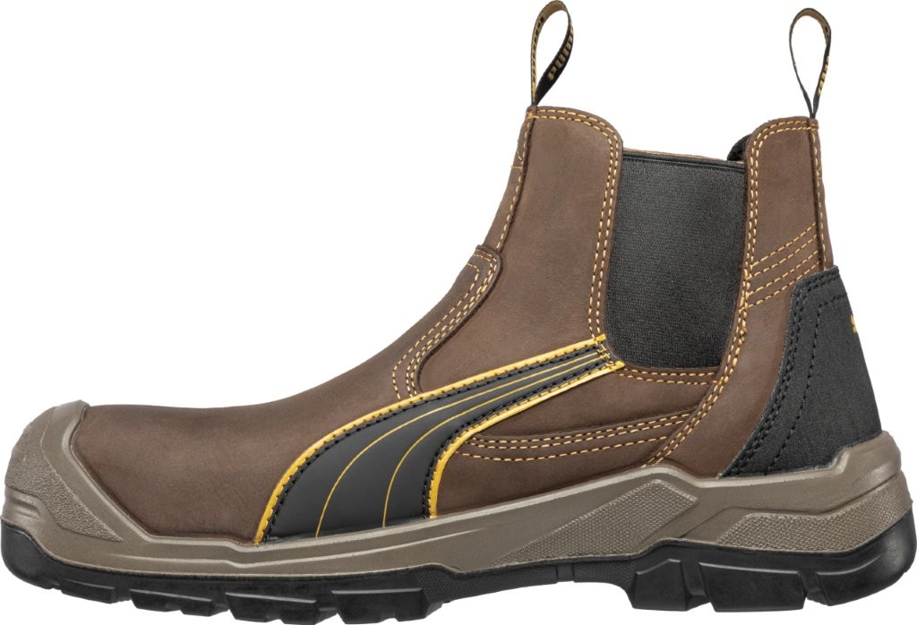 Albatros TANAMI BROWN Sicherheitsstiefel links.