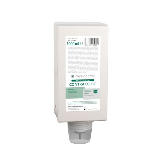 Physioderm® Handreiniger CONTRA COLOR® - gibt’s bei HUG Technik ✓