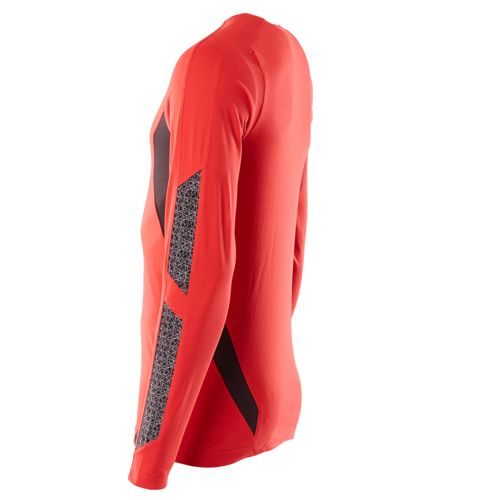 MASCOT® ACCELERATE T-Shirt, Langarm  Gr. 2XL/ONE, verkehrsrot/schwarz - bei HUG Technik ✭