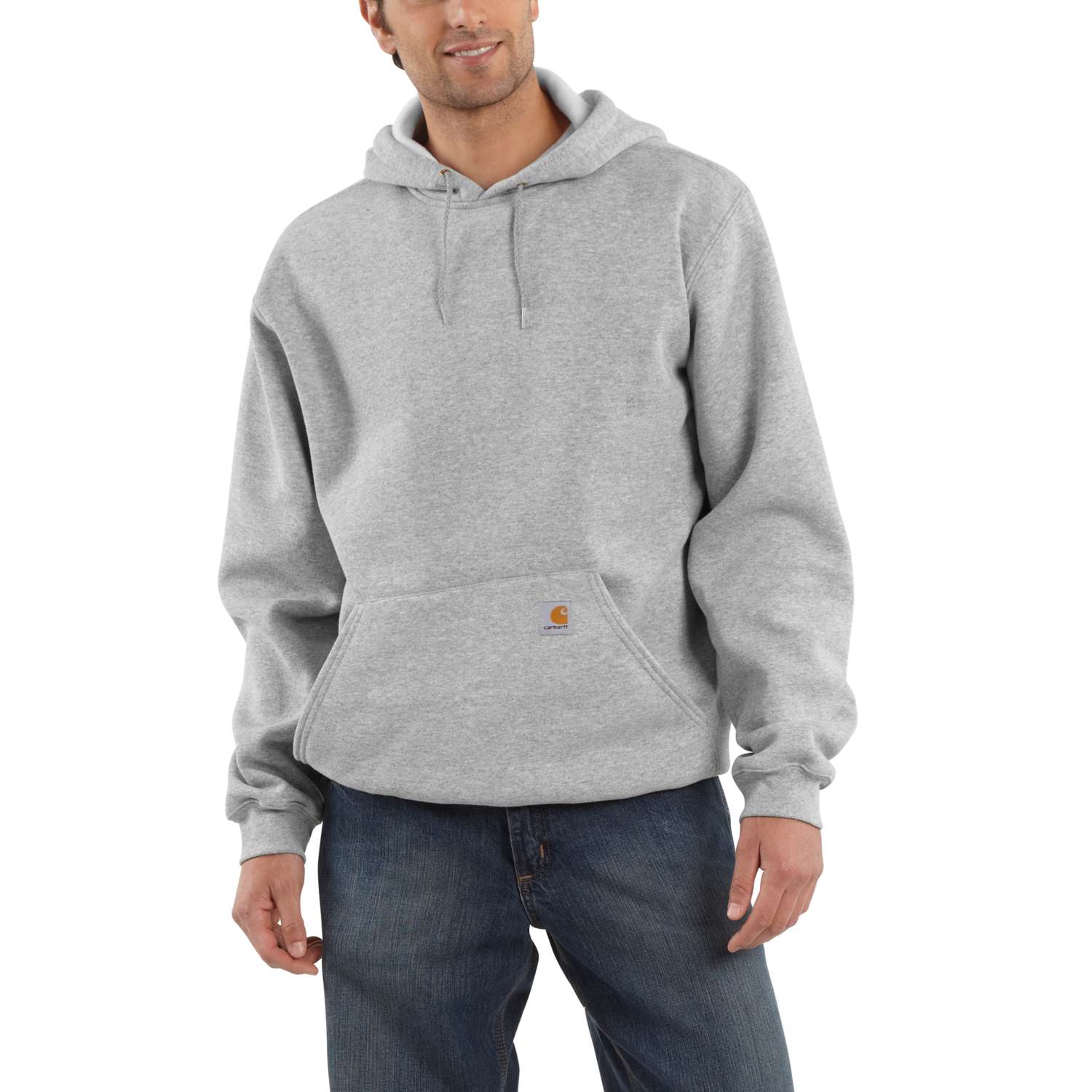 carhartt® Herren Kapuzensweater Loose Fit HOODED SWEATSHIRT heather grey - bekommst Du bei ★ HUG Technik ✓
